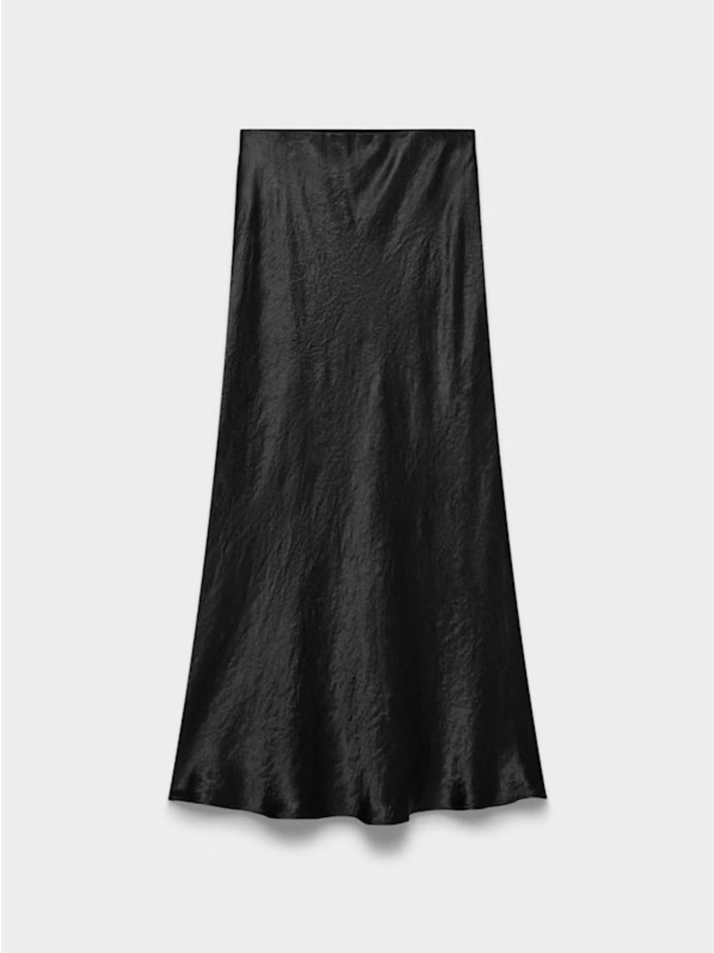 Aritzia Babaton Slip Satin Maxi Skirt - Black, Size 10